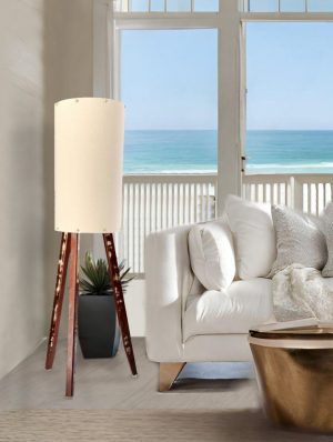 Sandbar Statement Floor Lamp - Calico 120cm H