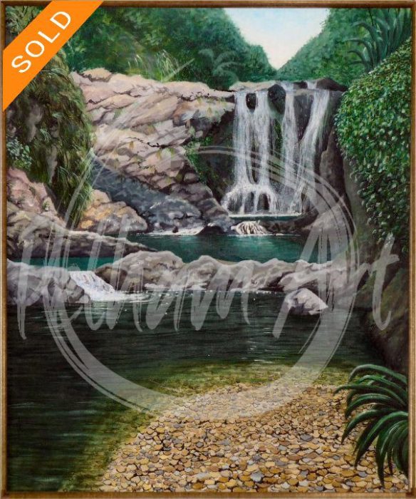 Piroa Falls, Northland New Zealand 1995